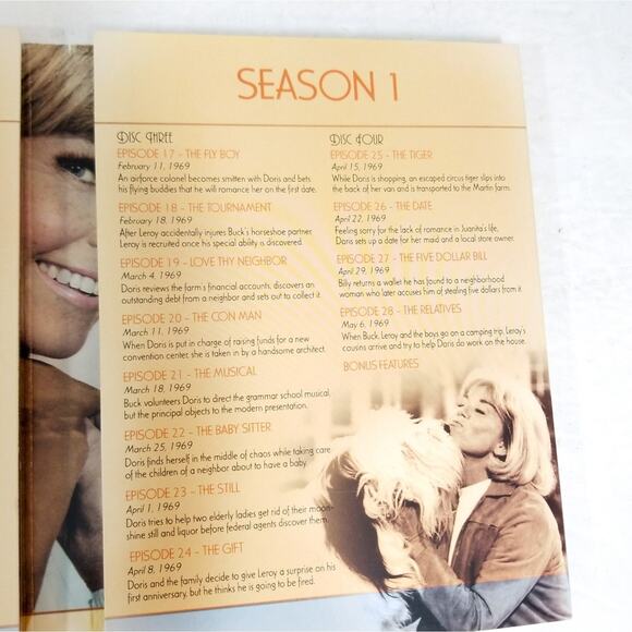 The Doris Day Show Season One 1 DVD 4 disc set - Picture 7 of 7